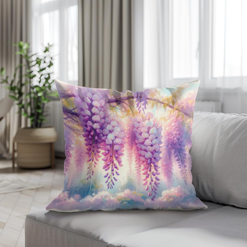 Wisteria Garden Cotton Cushion