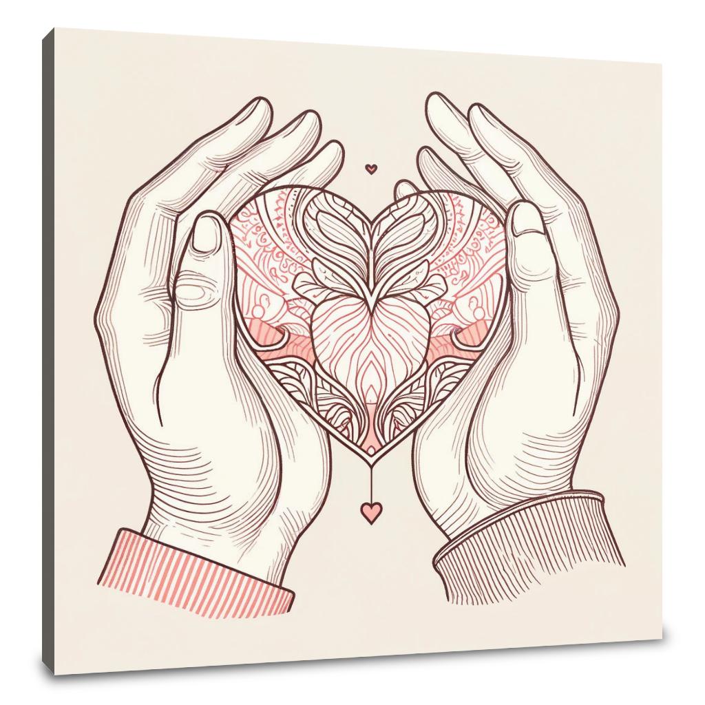 Heartfelt Embrace Canvas