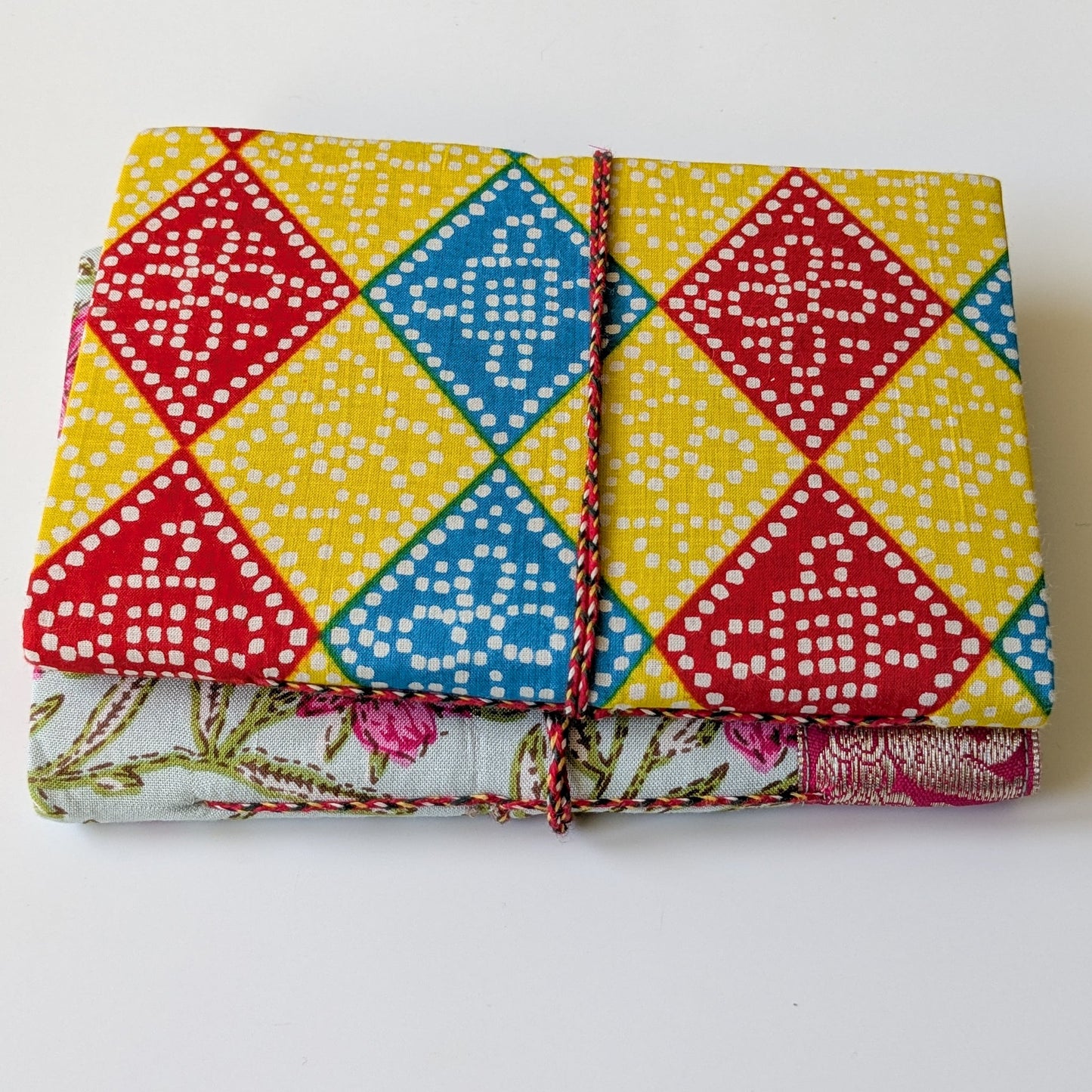 Eco Friendly Cotton Fabric Journals (5 x 7 in), Fair Trade Stationery Ethically Handmade in India