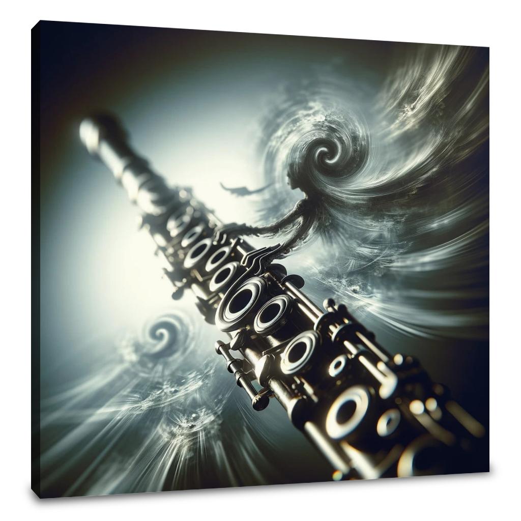 Flute's Flight Canvas