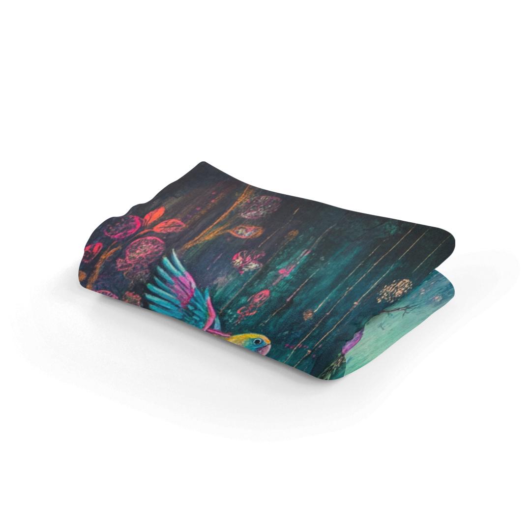 Neon Jungle Blanket