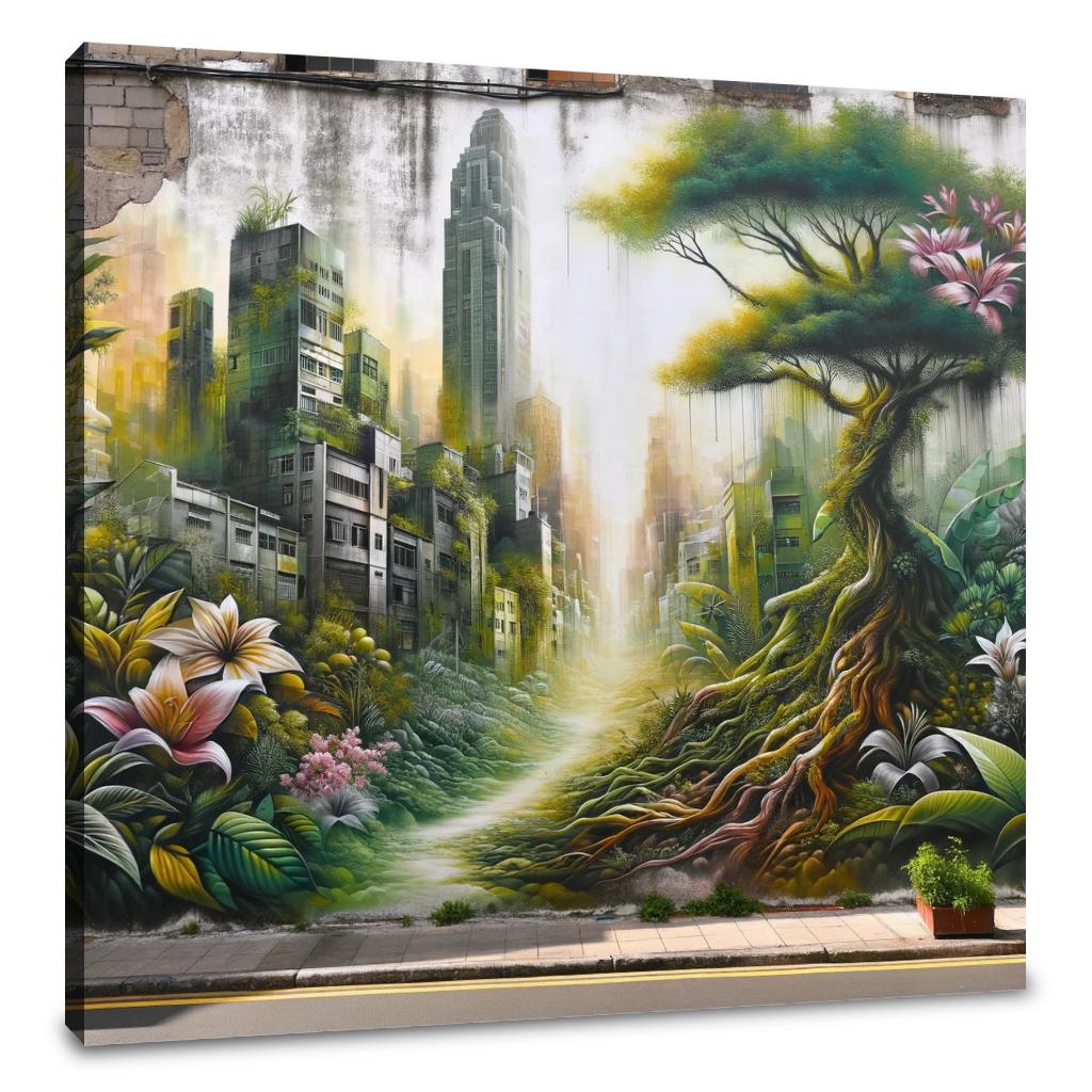 Urban Flora Canvas