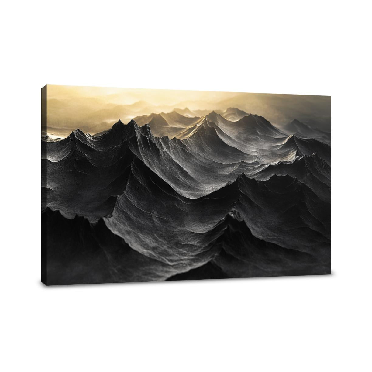 Golden Dawn Peaks Canvas