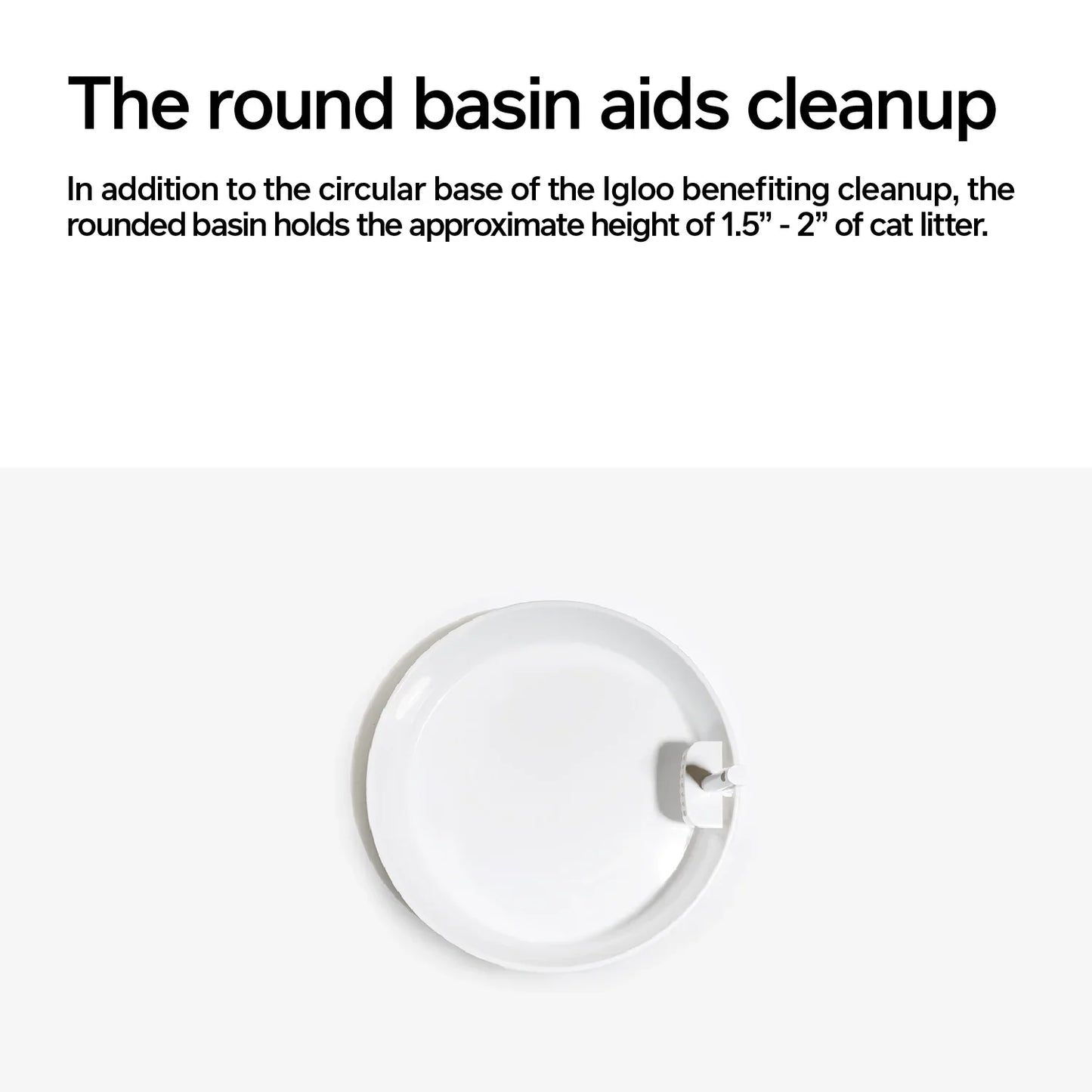 Snow Dome Cat Litter Box with Litter Leakage Guard and Dog Proof Design