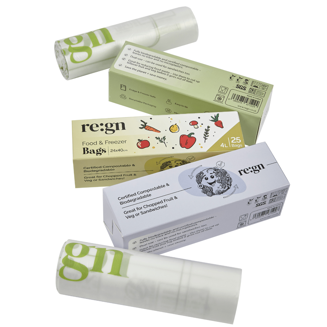 Composable Food Bags for Fridge & Freezer