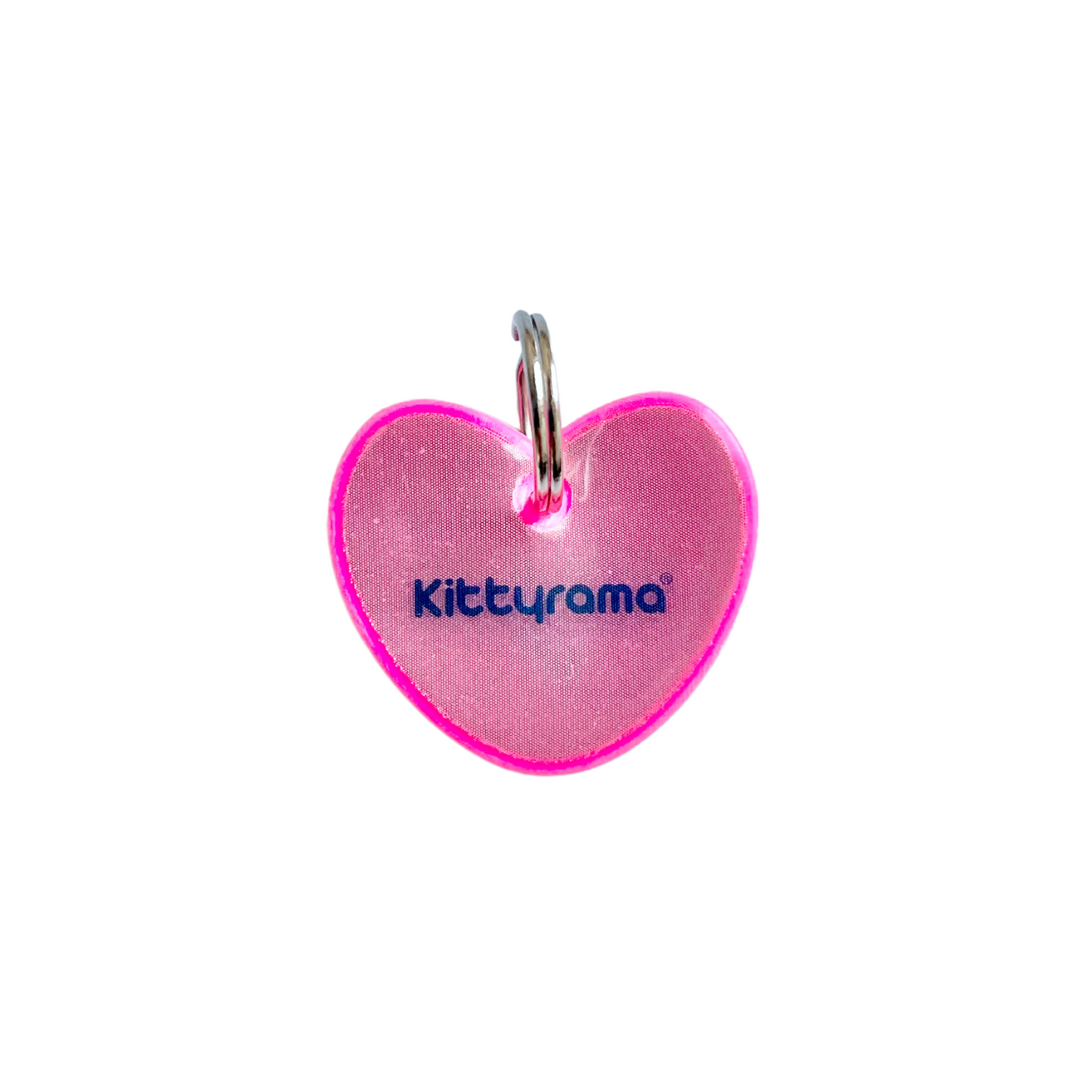 KITTYRAMA HEART CAT CHARM – Reflective, Safe, High Visibility