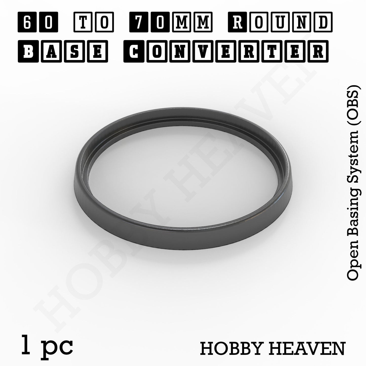 Round to Round Base Converters 3D Print Full Range