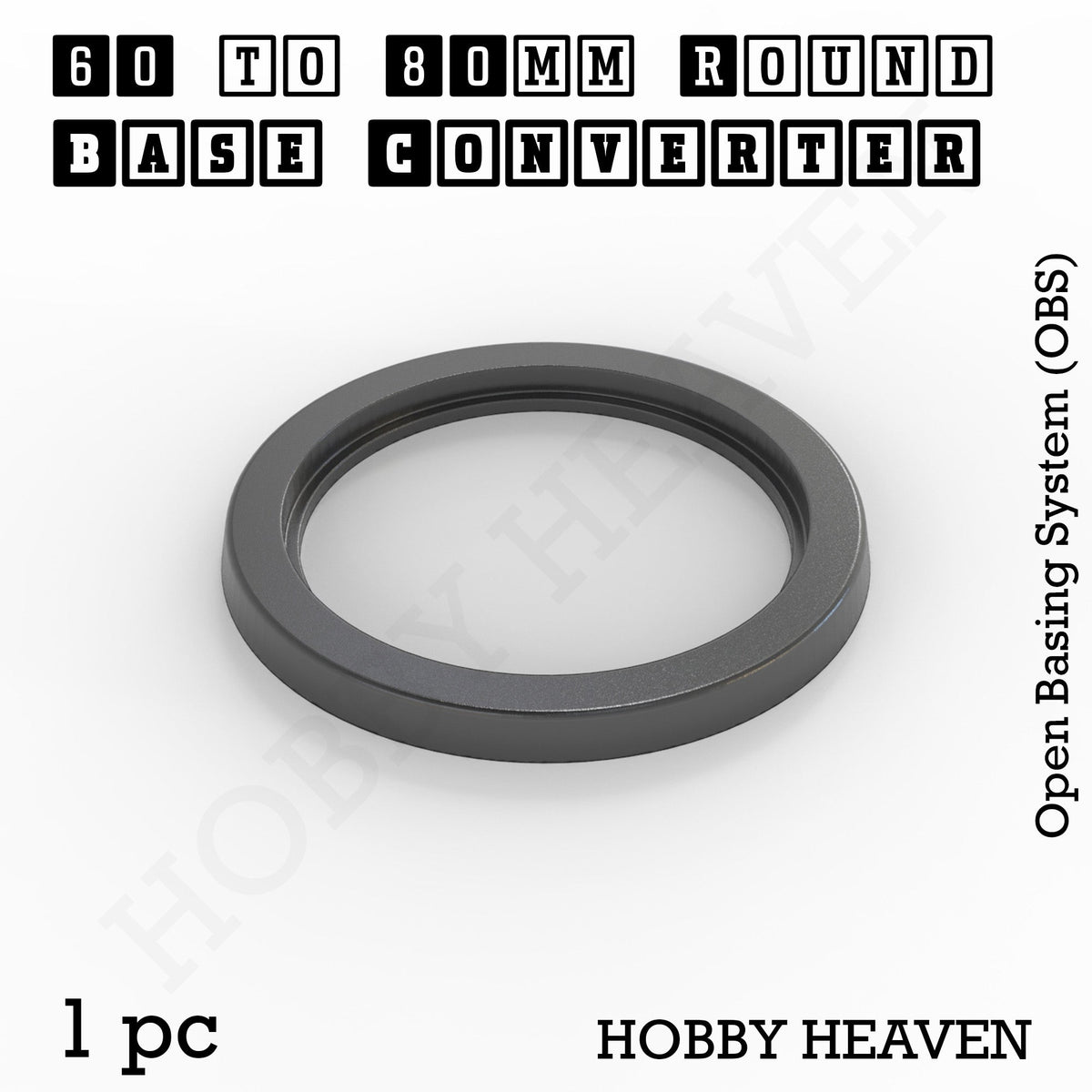 Round to Round Base Converters 3D Print Full Range