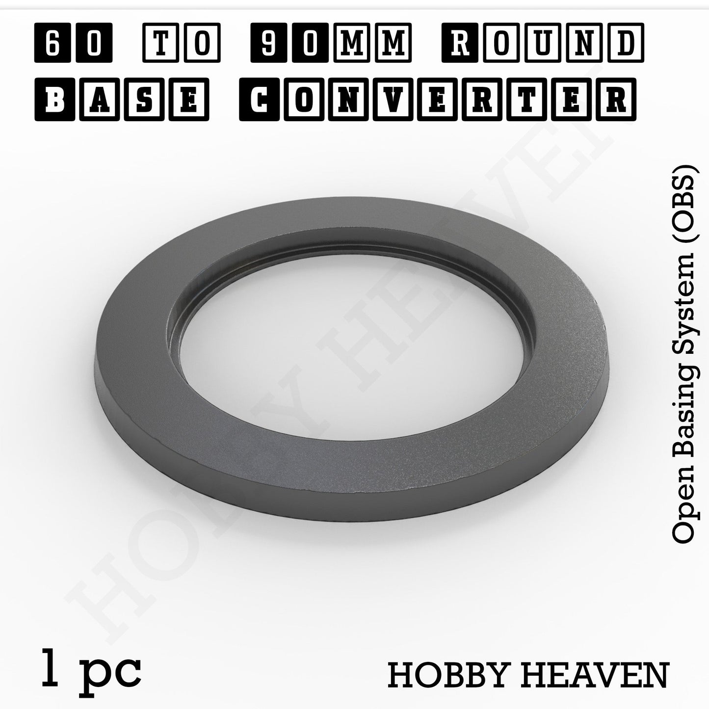 Round to Round Base Converters 3D Print Full Range