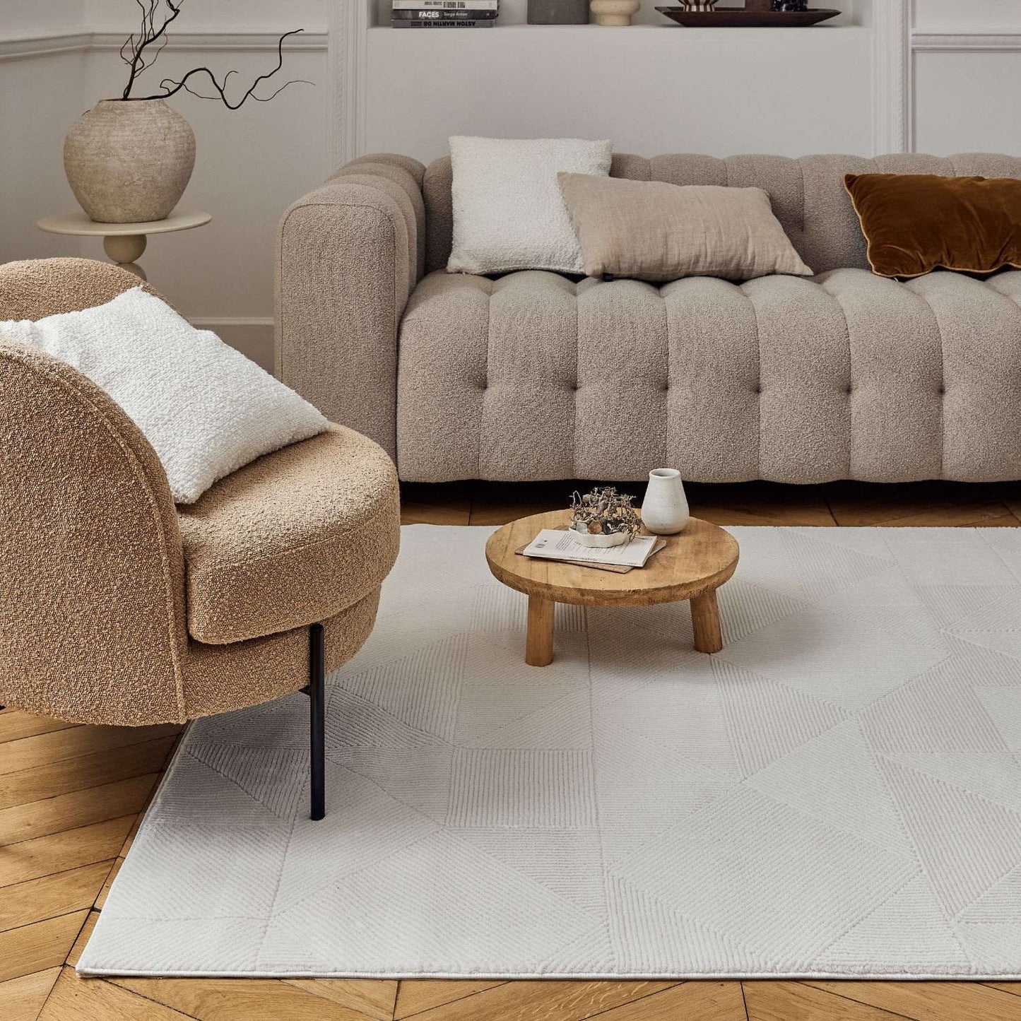 Carmel Cream Rug Abstract | 6000