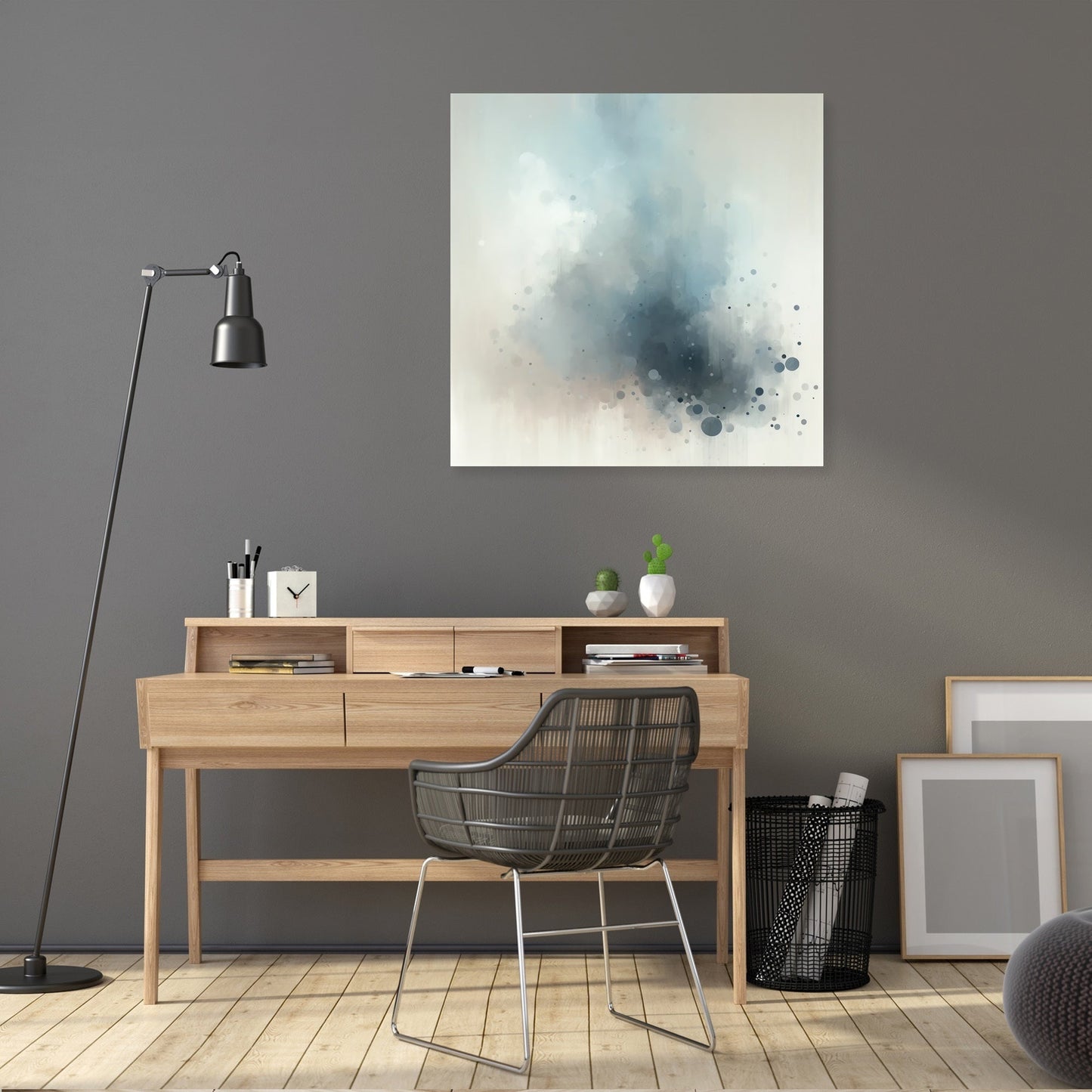 Helplessness Drifted Canvas