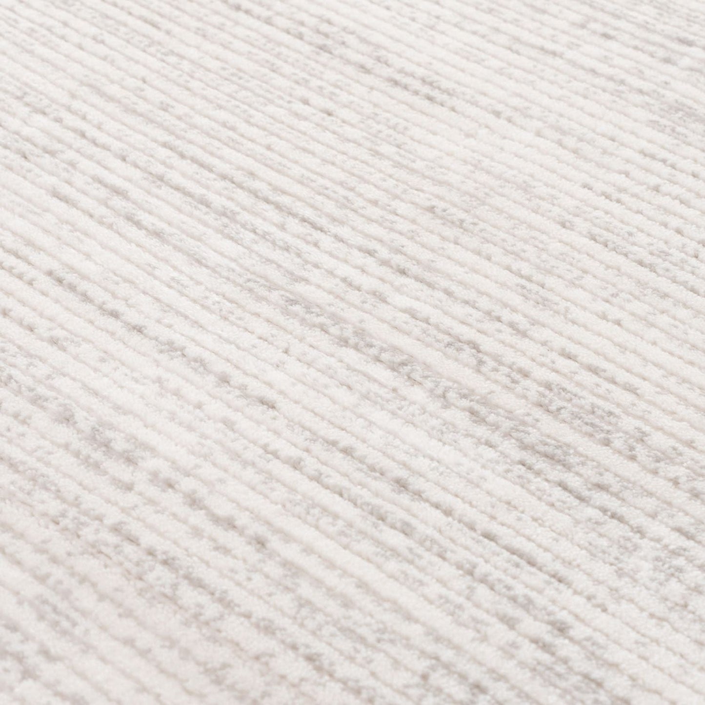 Carmel Cream-Grey Striped Rug | 6010