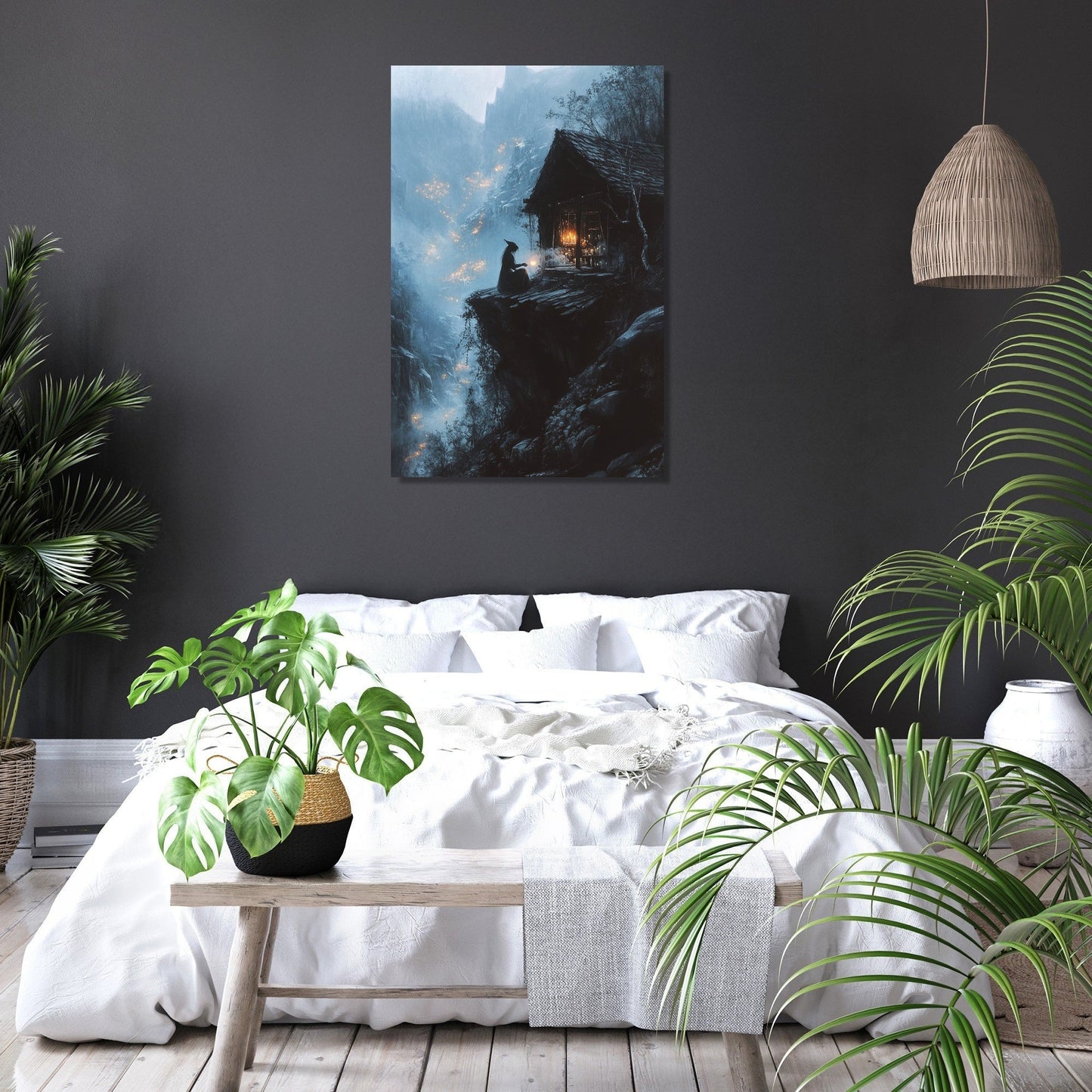 Enchanted Brew Witch Canvas
