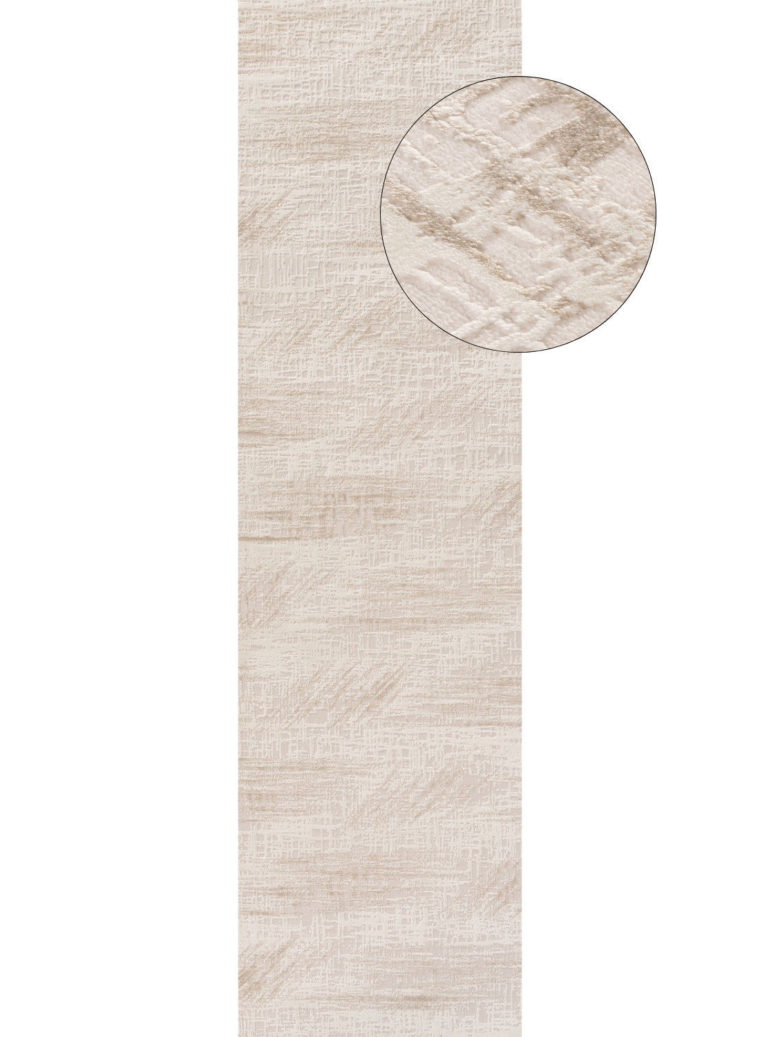 Carmel Cream-Beige Abstract Rug | 6030