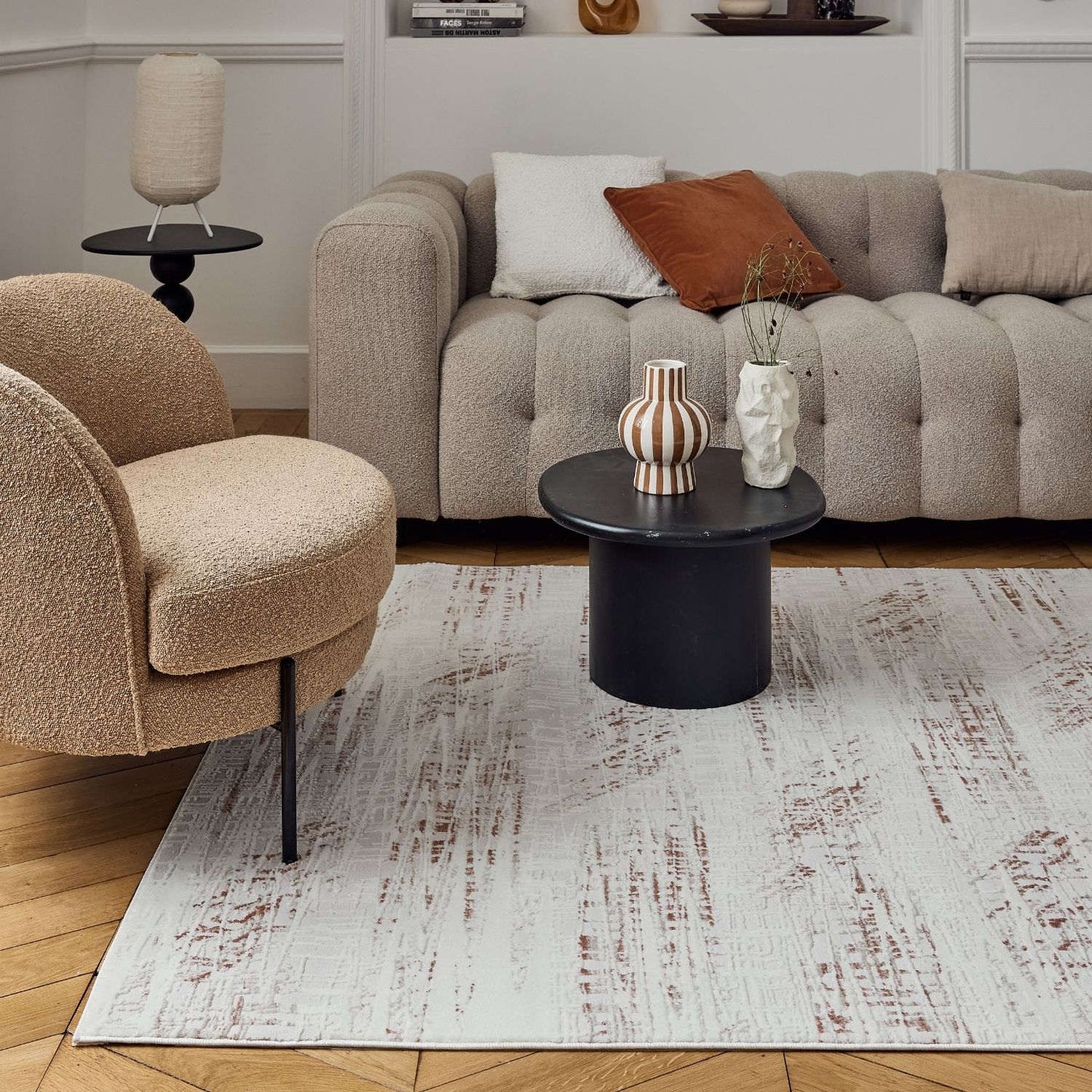 Carmel Cream-Terra Abstract Rug | 6030