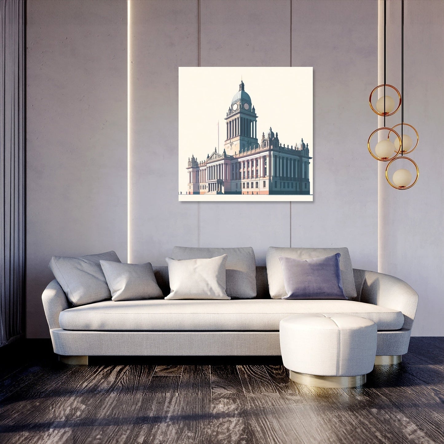 Leeds Town Hall Elegance Canvas