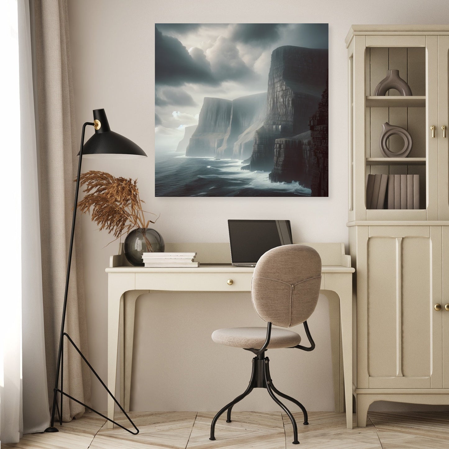 Coastal Cliffs Canvas