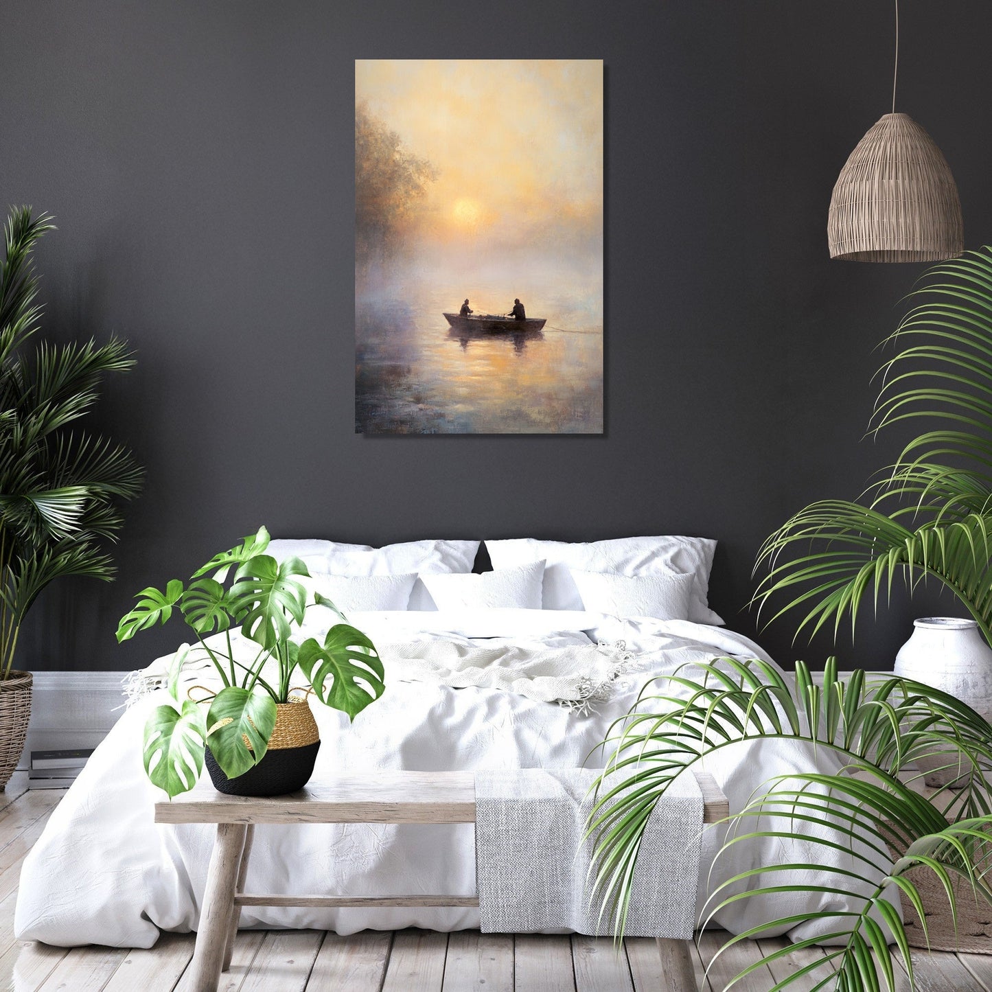 Fisherman's Morning Canvas