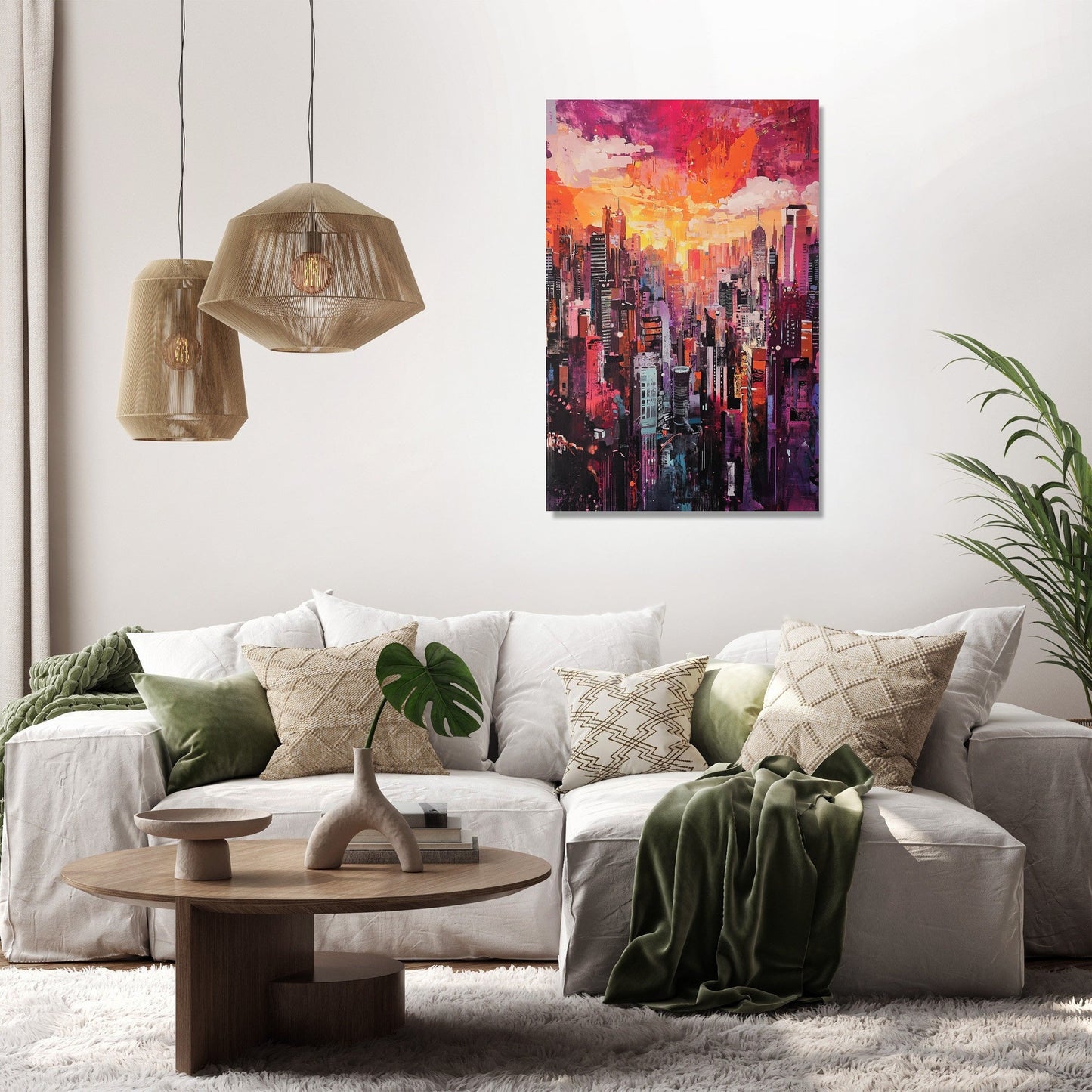 Urban Kaleidoscope Canvas
