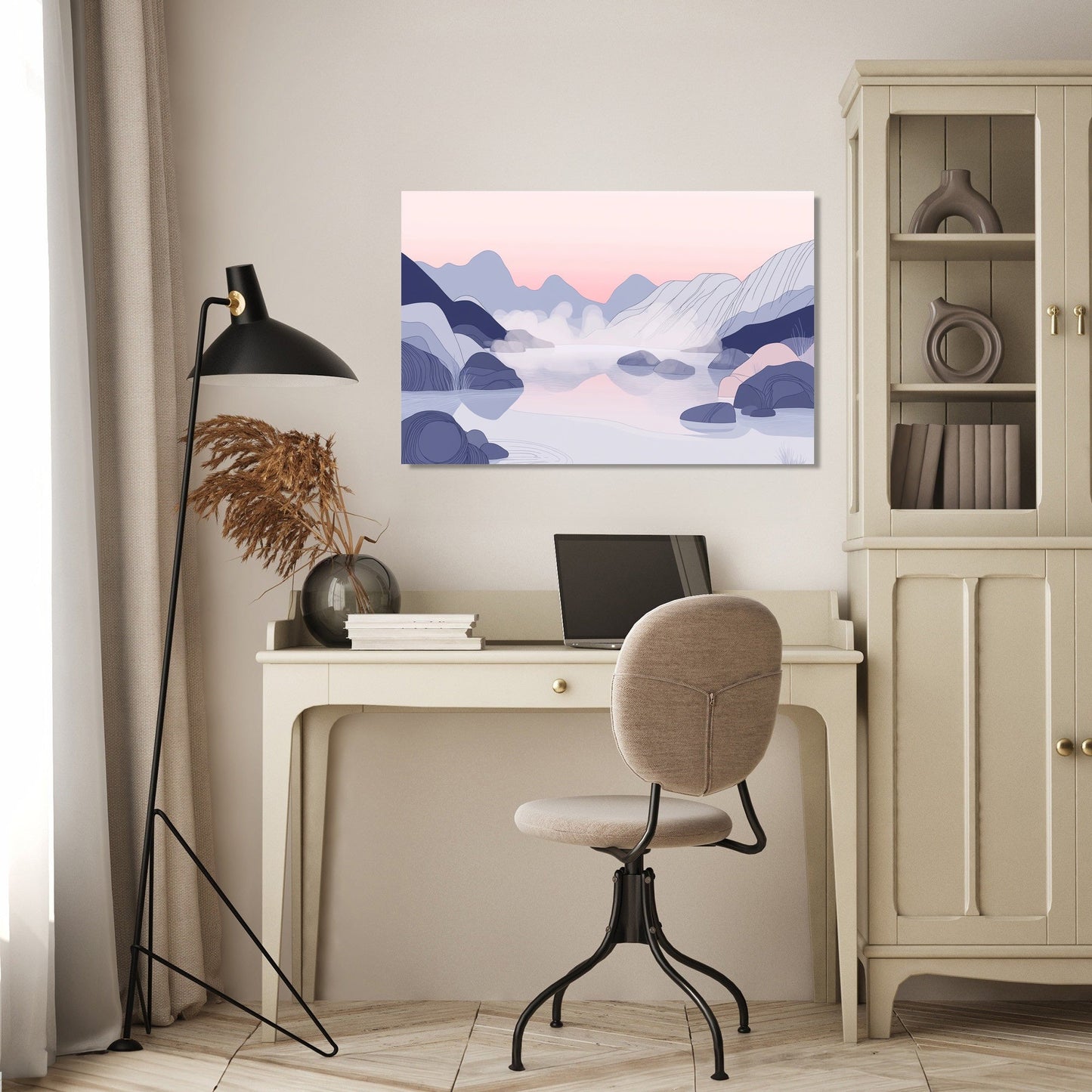 Tranquil Mountain Springs Canvas