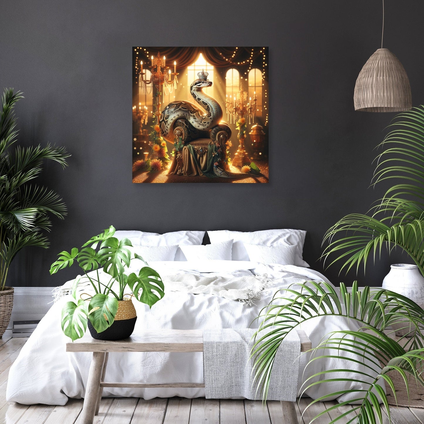 Regal Serpent Majesty Canvas