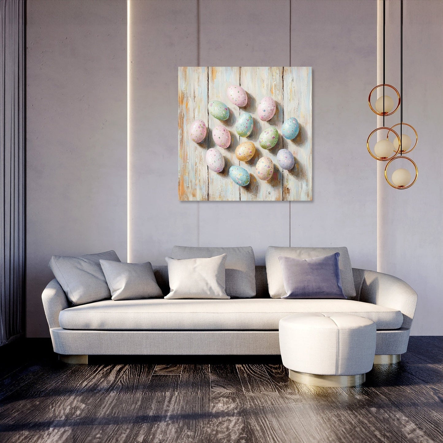Pastel Easter Egg Canvas