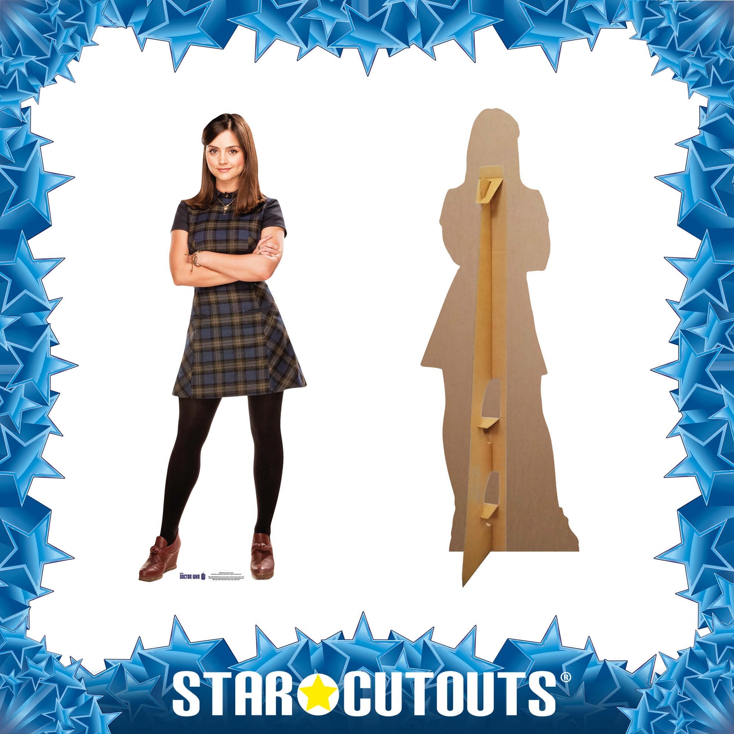 SC606 Clara Oswin Oswald Cardboard Cut Out Height 159cm