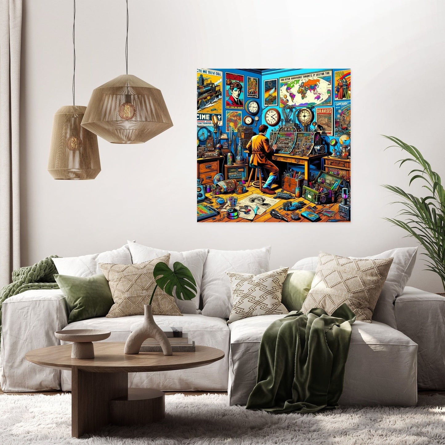 Temporal Tapestry Canvas