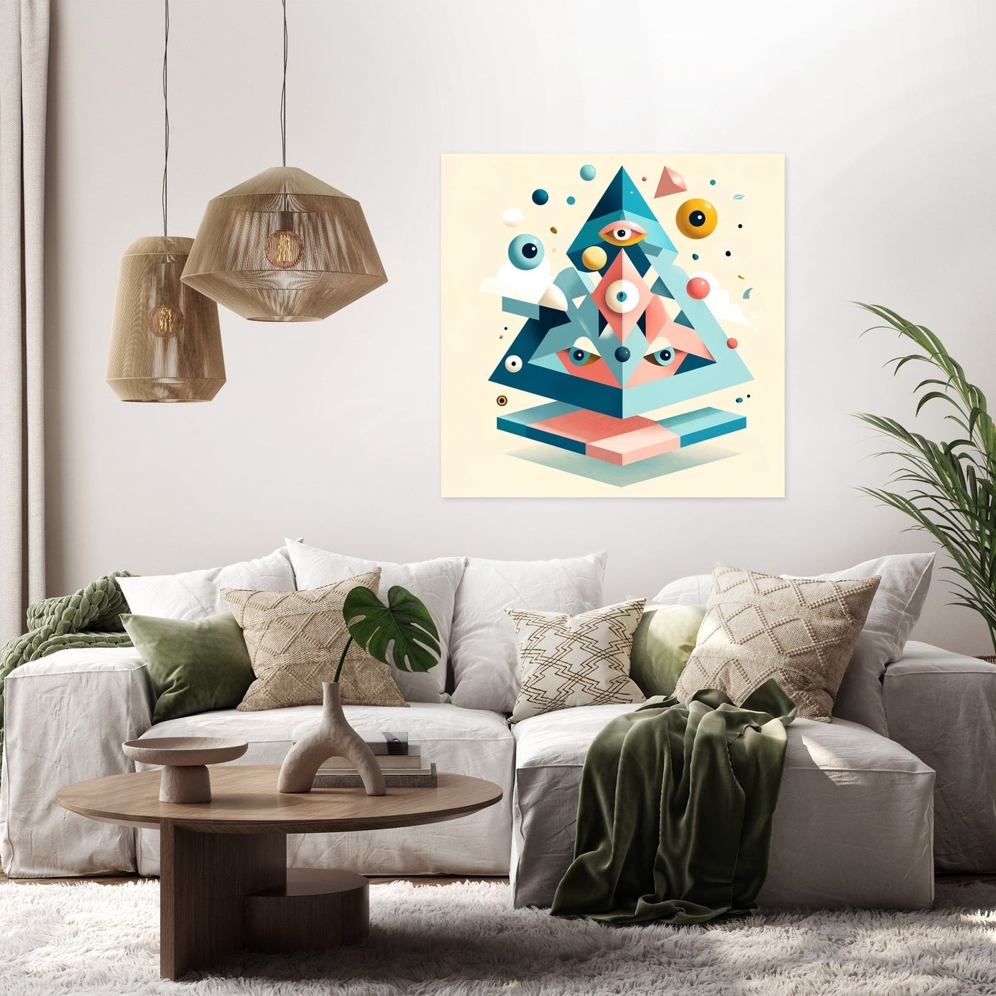 Dreamscape Pyramid Canvas