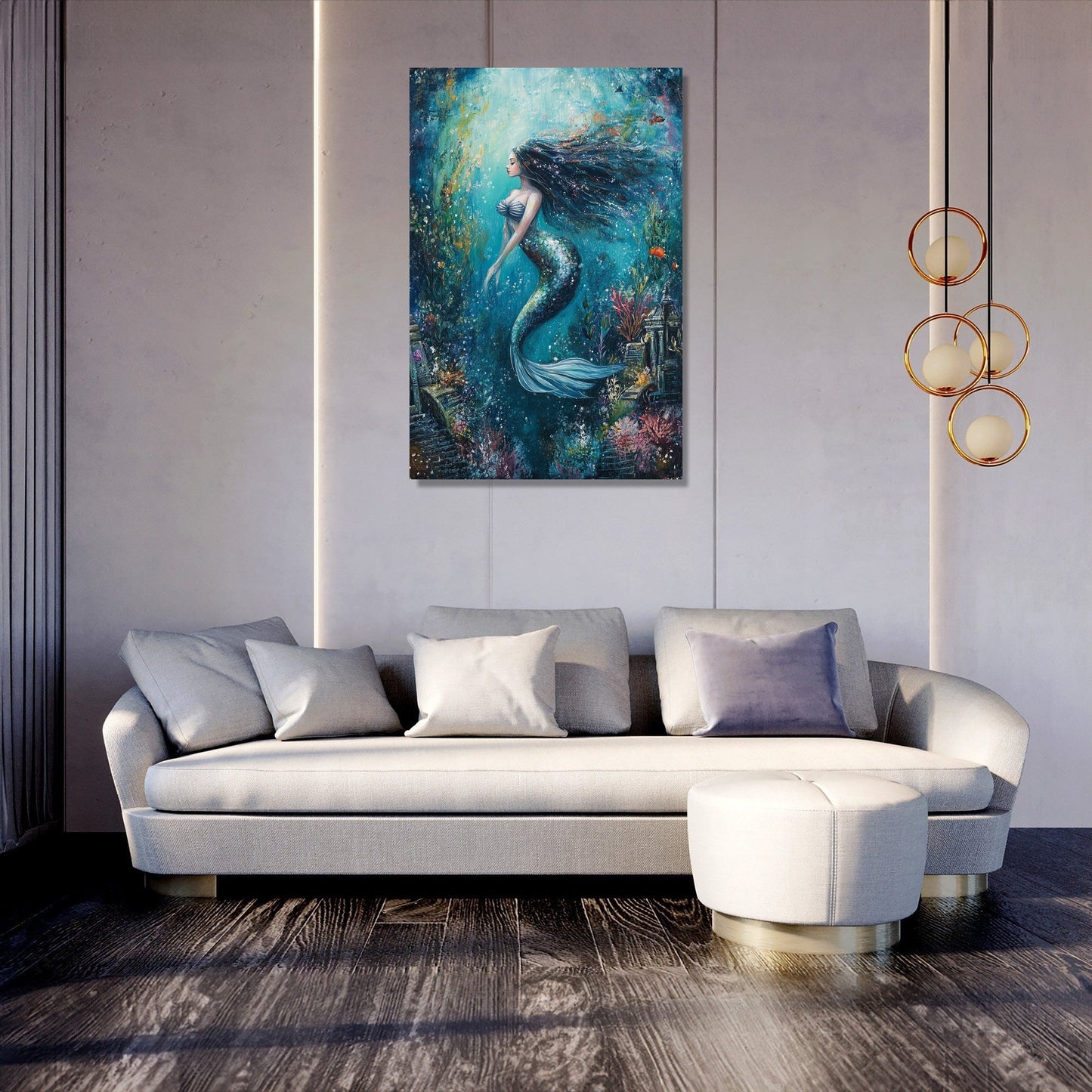Mystical Mermaids Canvas