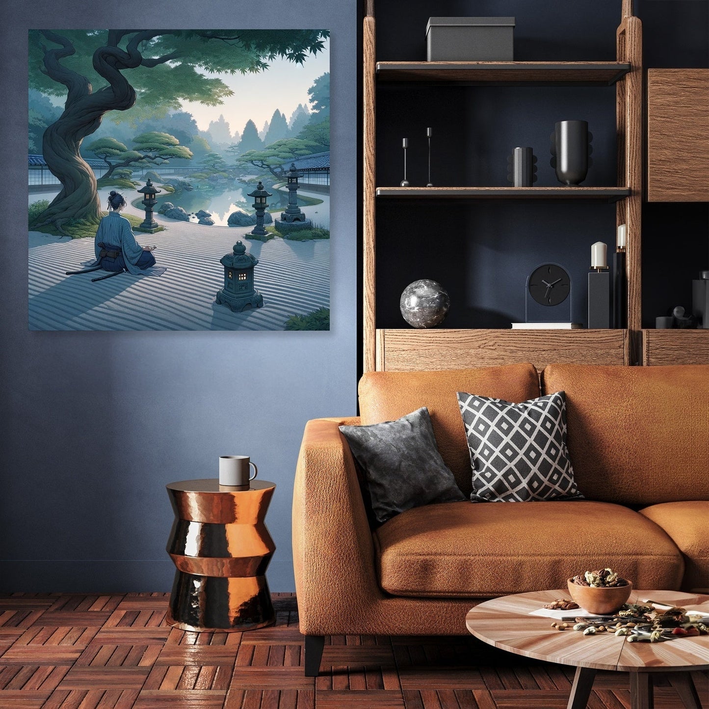 Samurai Serenity Canvas