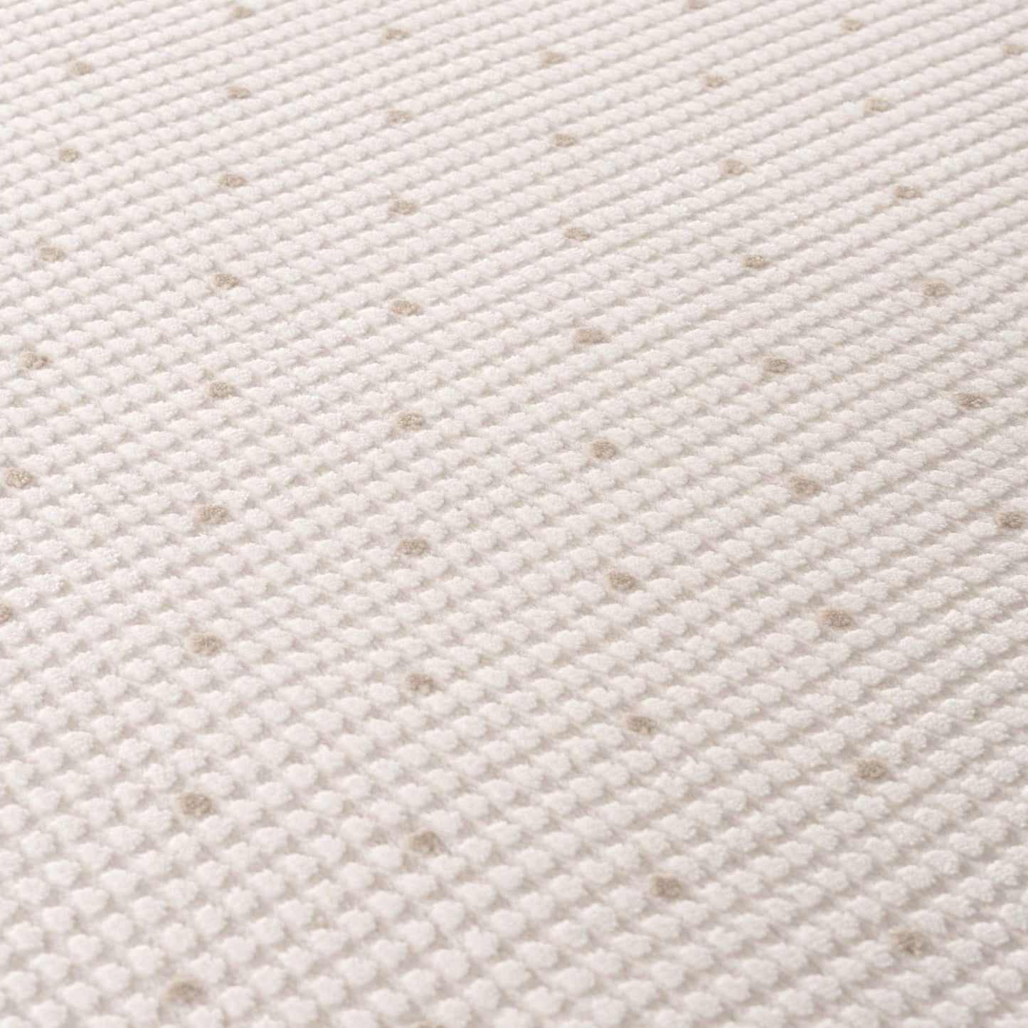 Carmel Cream-Beige Dots Rug | 6080