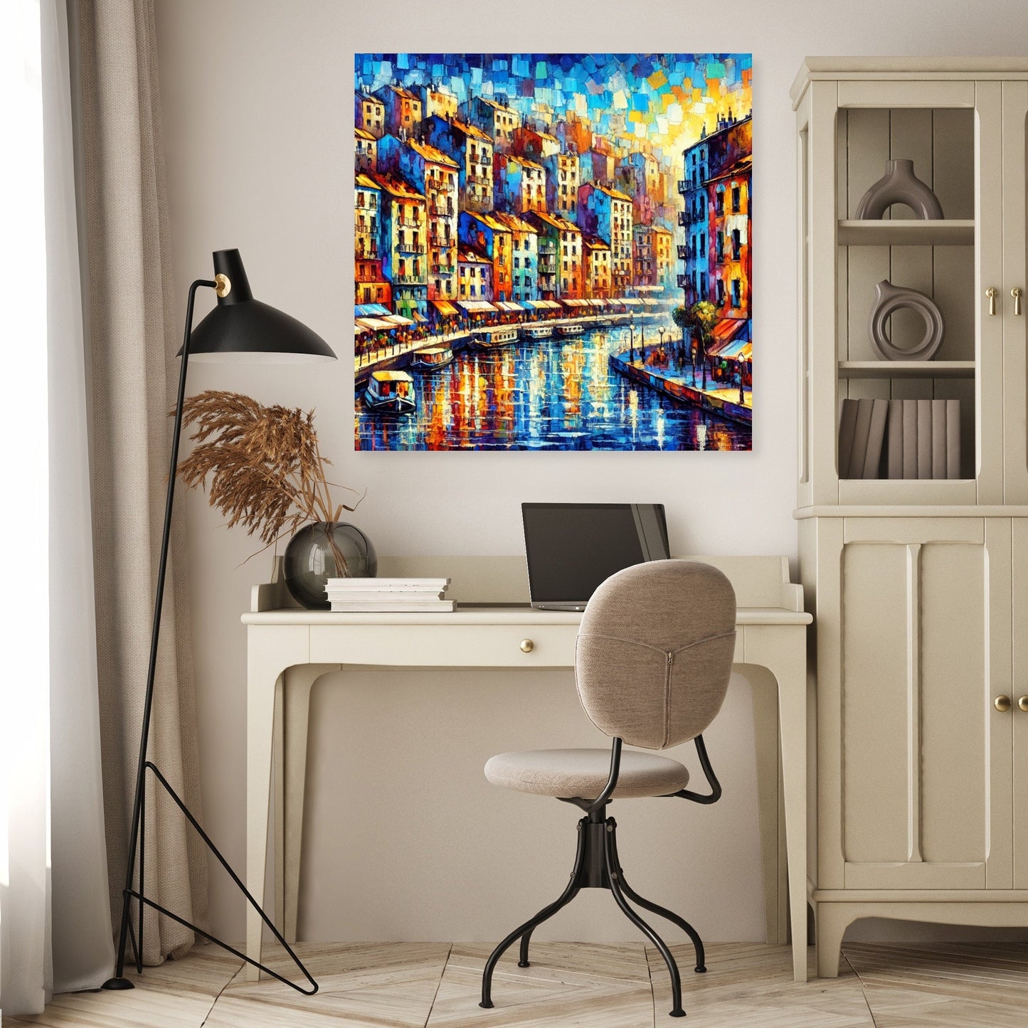 Riverfront Harmony Canvas
