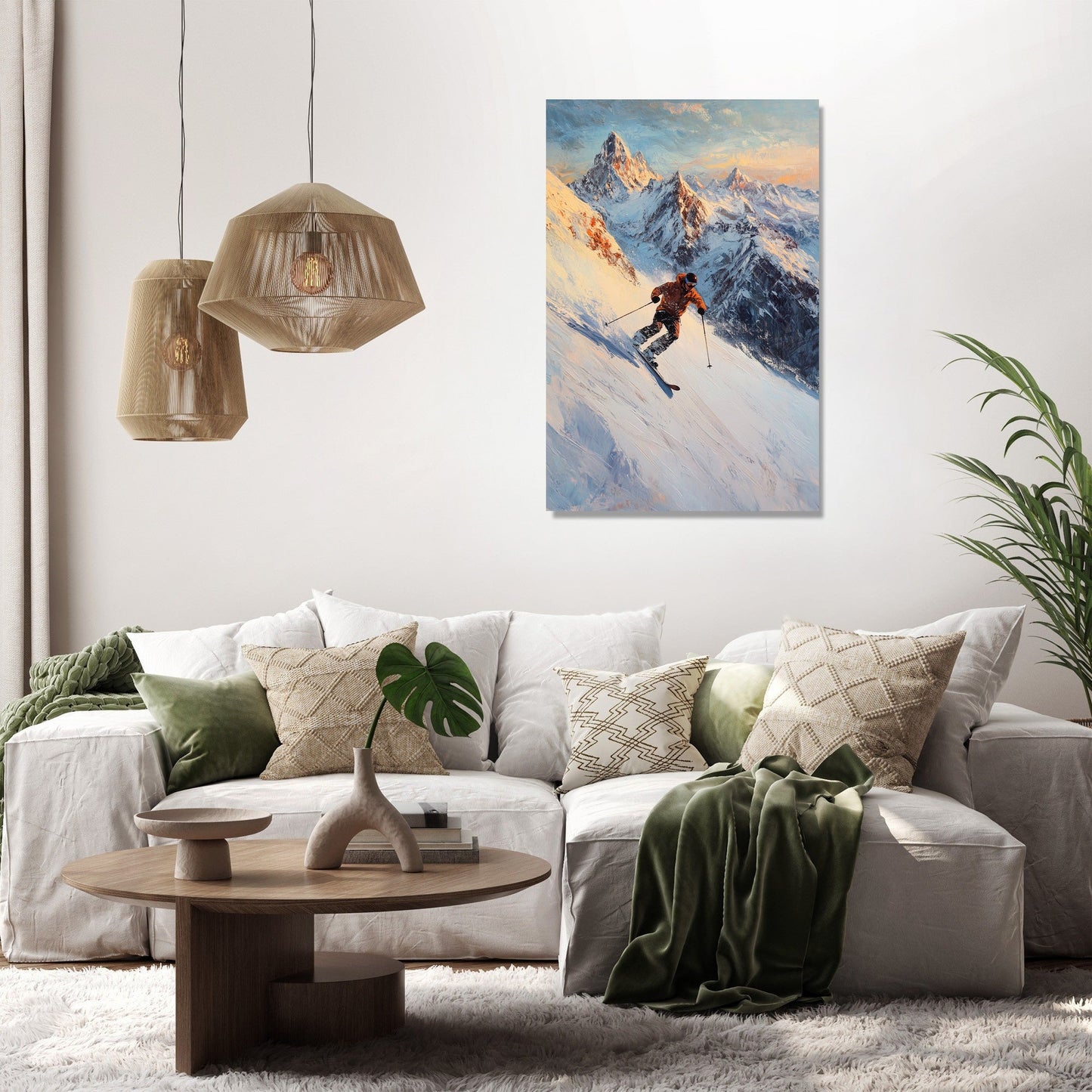 Alpine Adventure Golden Canvas