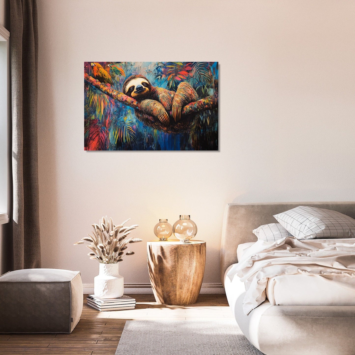 Sloth Serenity Canvas