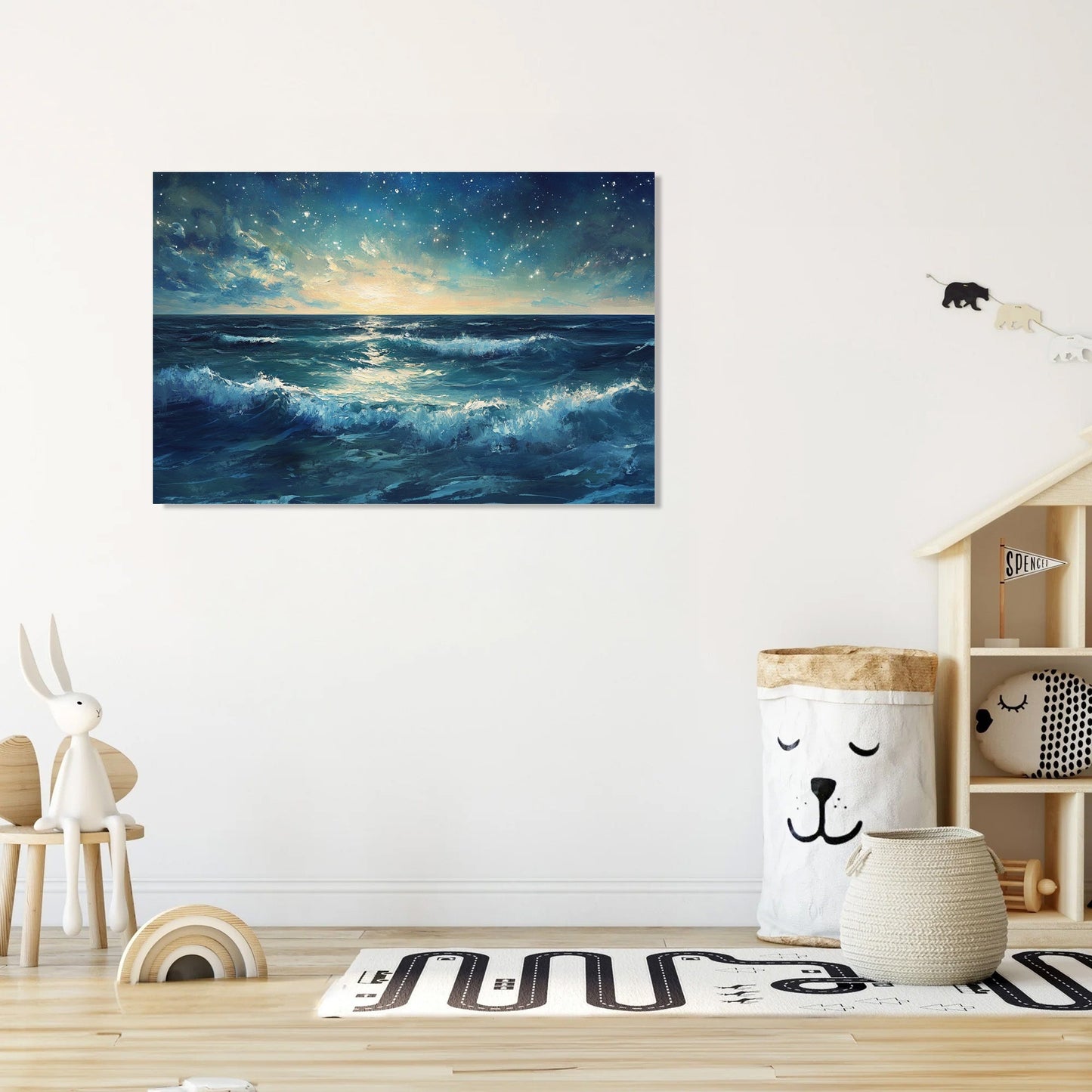 Ocean Meets Stars Canvas