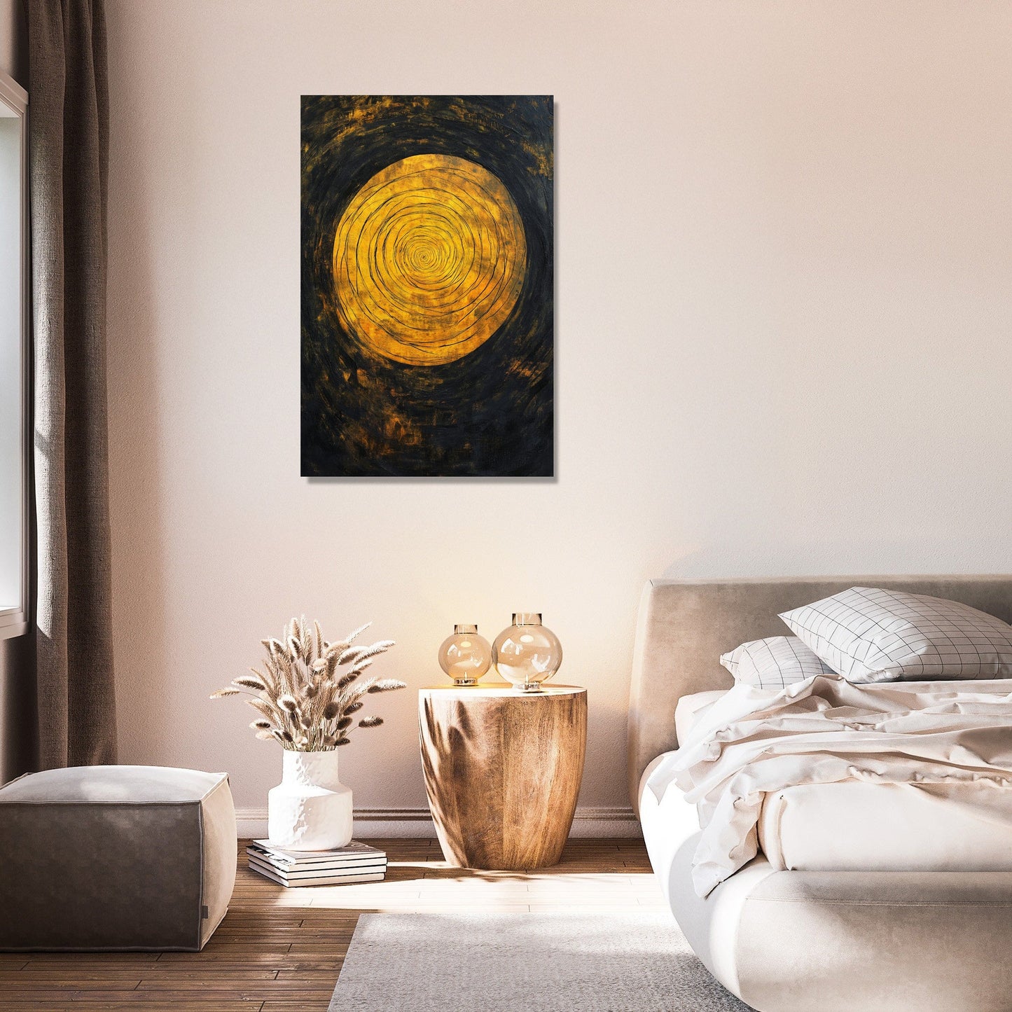 Spiralling Glow Canvas
