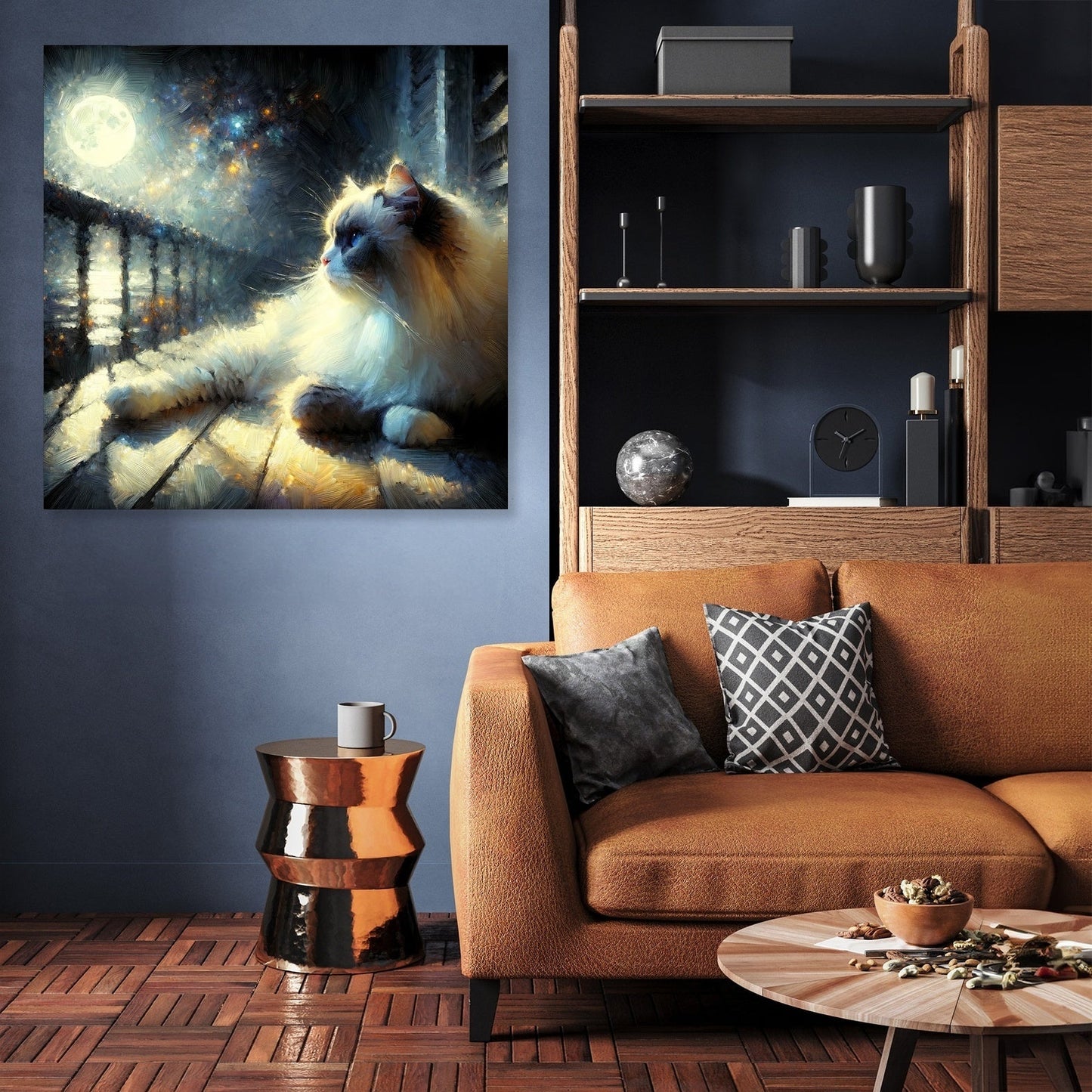 Moonlit Serenity Canvas
