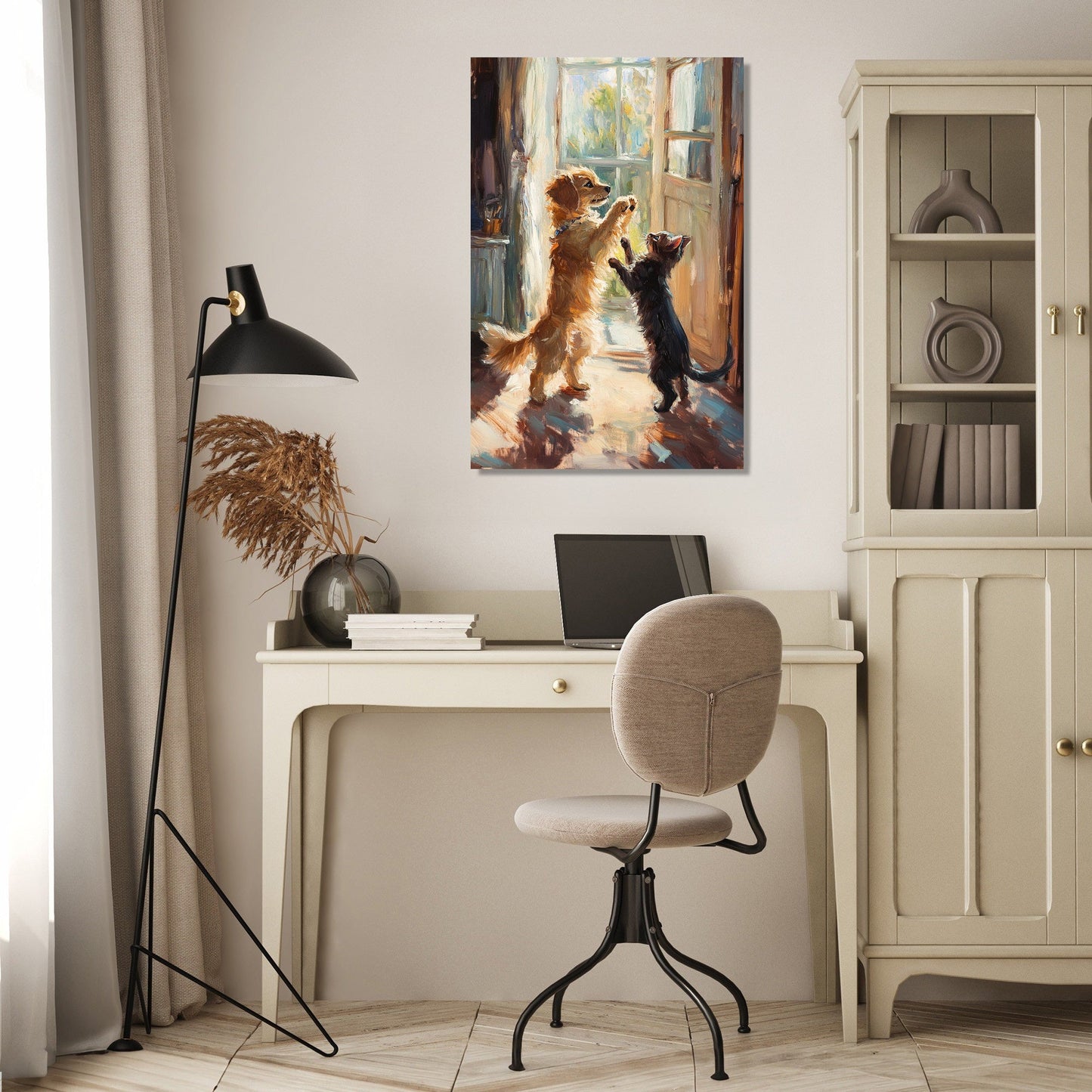 Curious Companions Canvas