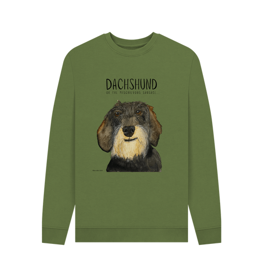 Wire Haired Hot Dog Sweatshirt – For the Fearless Doxie Fans!