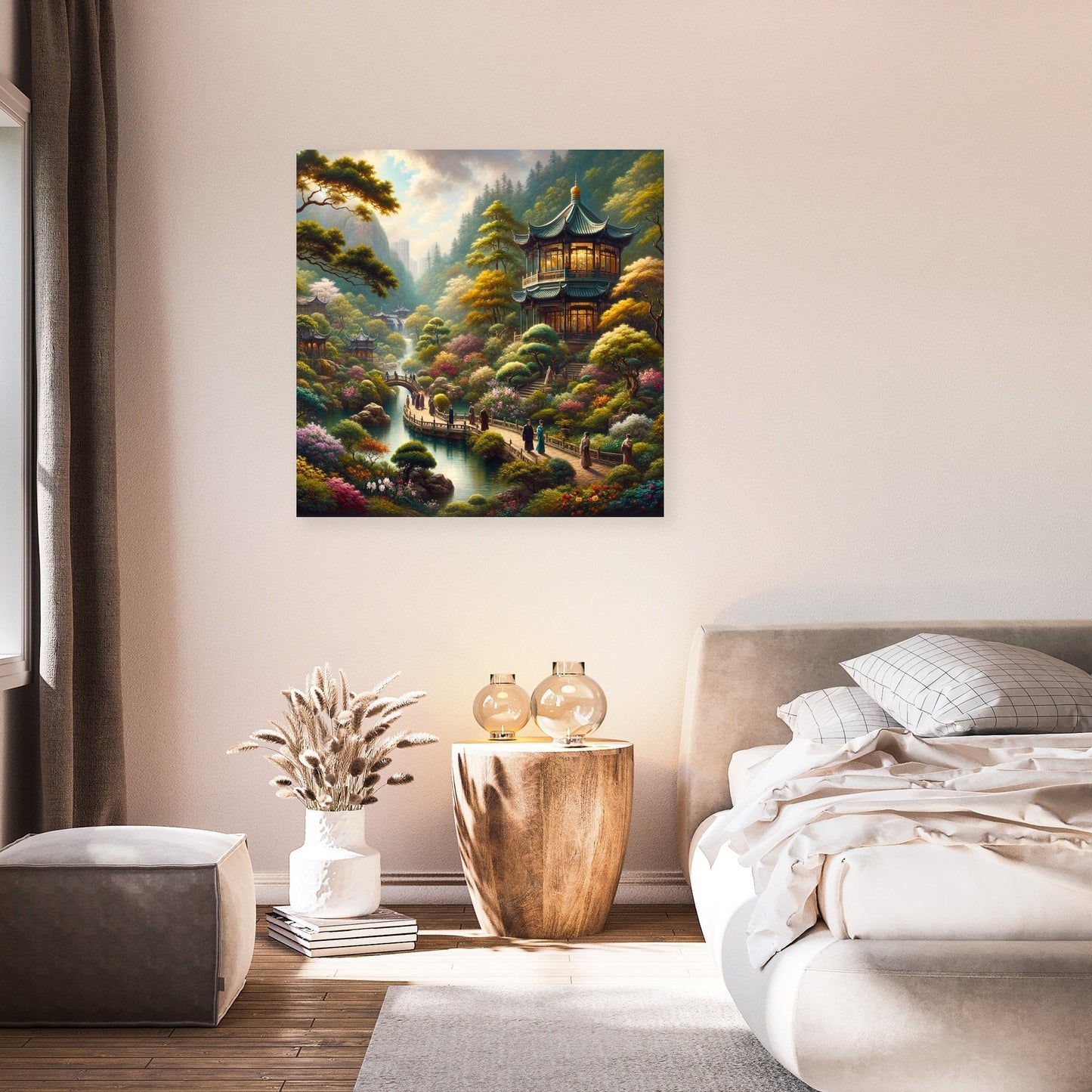 Springtime in Nan Lian Garden Canvas