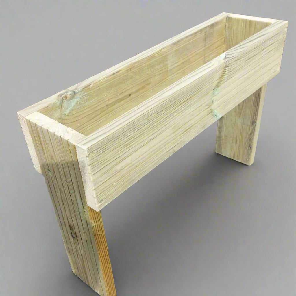 60cm high Raised wooden decking planters