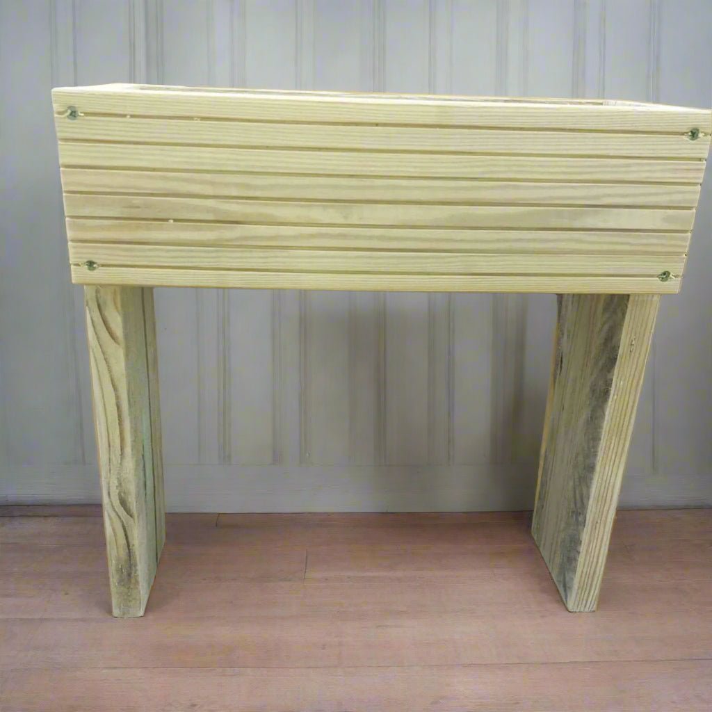 60cm high Raised wooden decking planters