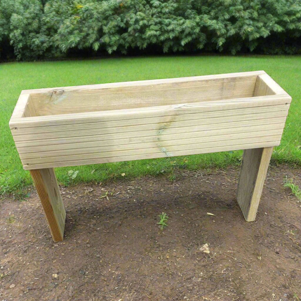 60cm high Raised wooden decking planters