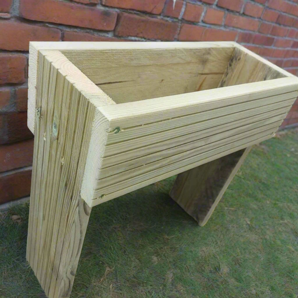 60cm high Raised wooden decking planters