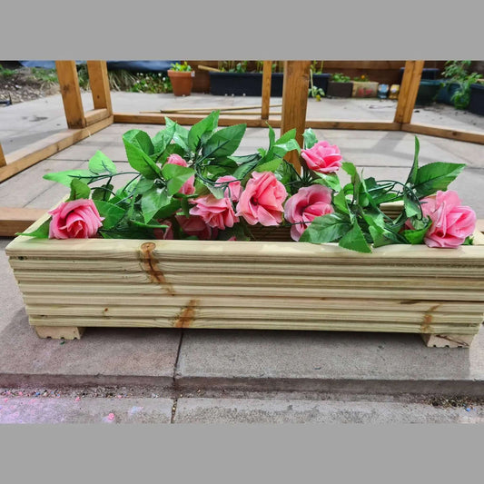 60cm long Wooden Decking Garden Planter