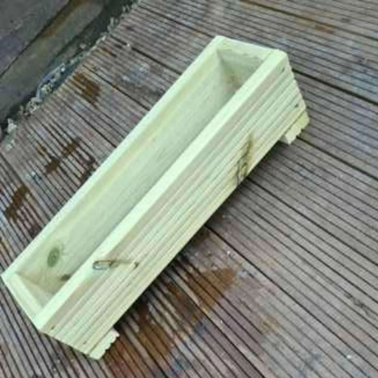60cm long Wooden Decking Garden Planter