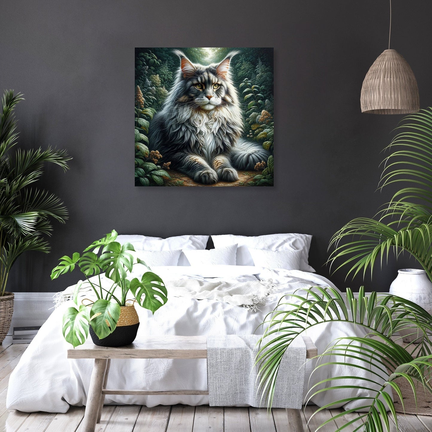 Majestic Maine Coon Canvas