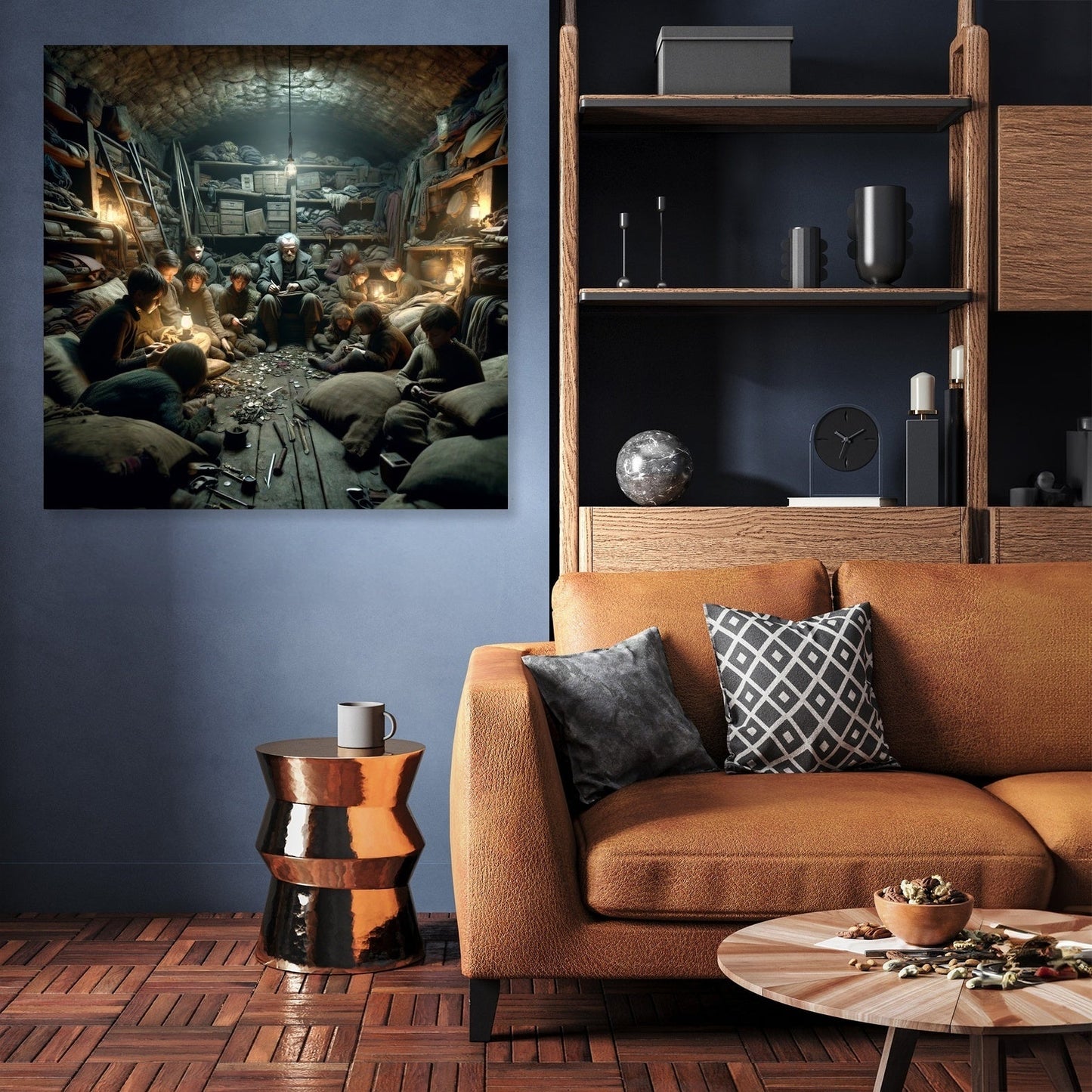 The Thief's Den Canvas