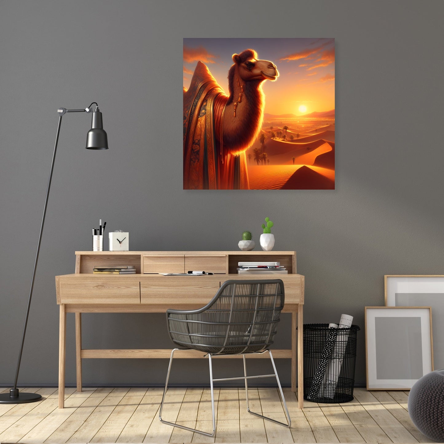Desert Majesty Camel Canvas